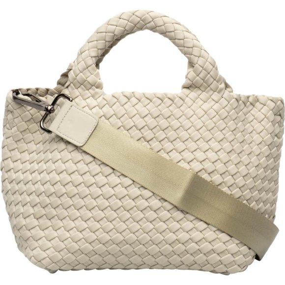 Naghedi Handbags - Naghedi St. Barth's Mini Tote in Linen bag